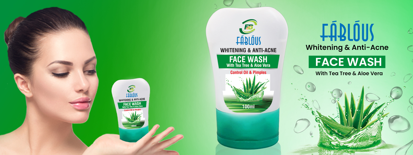 Fablous Health Care Face Wash Banner