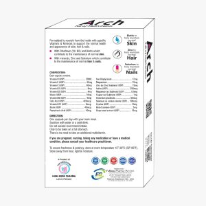 Arc Capsules Full of Vitamins for Hair and Nail Back