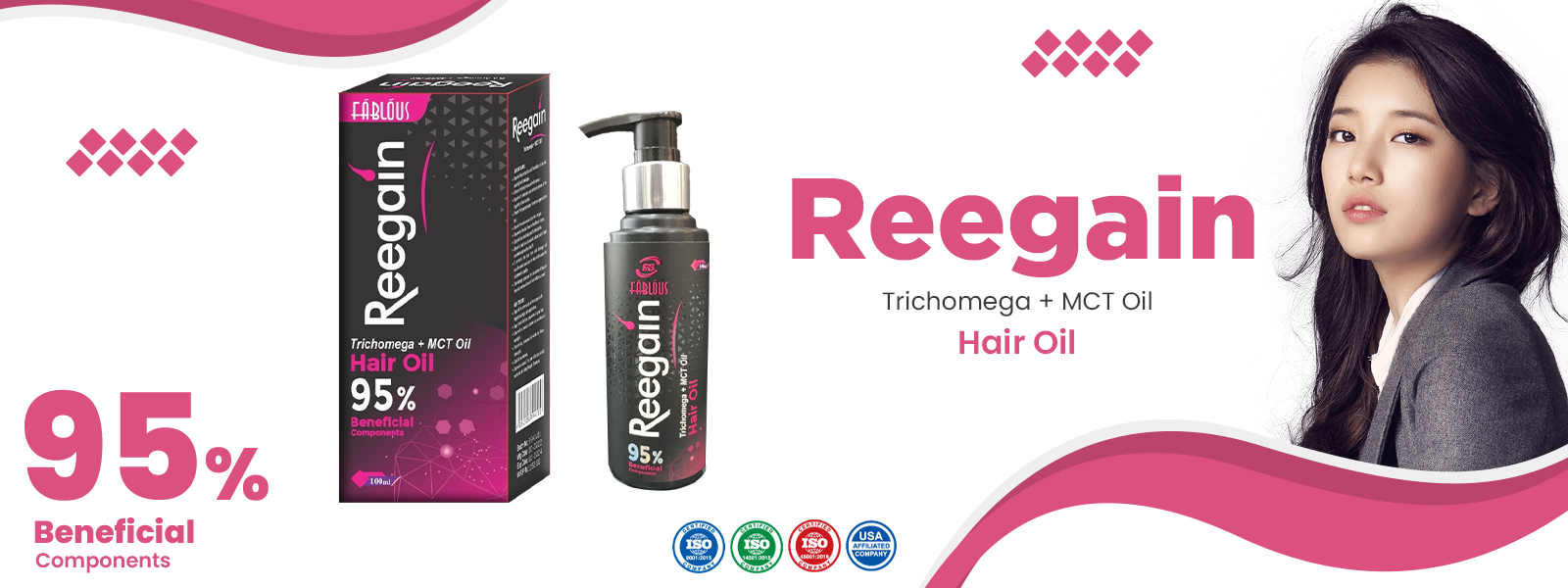 MCT Haiir Oil Banner Women Face